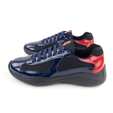 blaue prada cups|Prada america's cup sneakers.